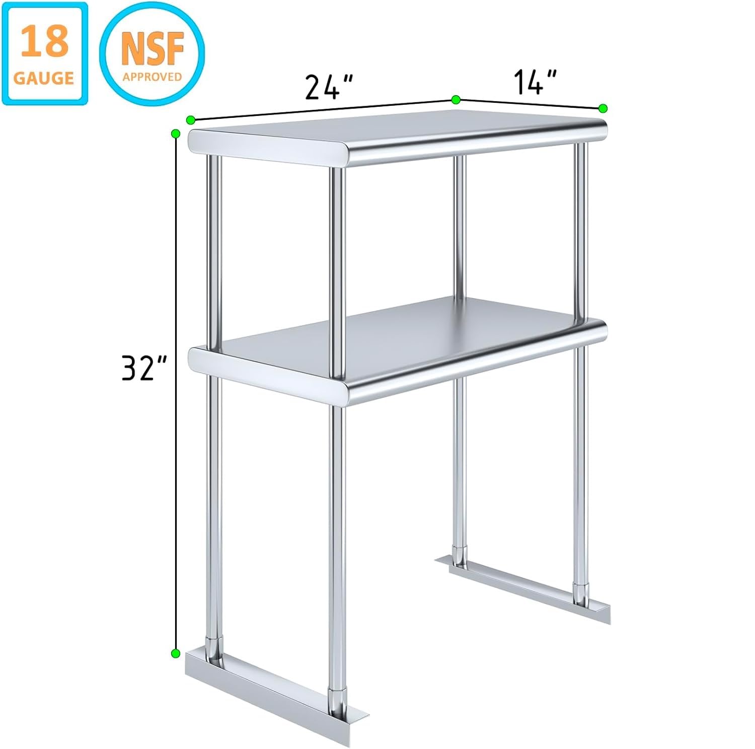 Amazon.co.jp: Express KitchQuip NSF認定 18ゲージ 高耐久 ステンレス
